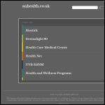 Screen shot of the Health Innovations Ltd website.