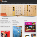 Screen shot of the V Locker Uk Ltd website.