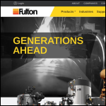 Screen shot of the Fulton Boiler Works (Great Britain) Ltd website.