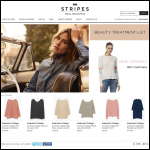 Screen shot of the Stripes Retail Ltd website.