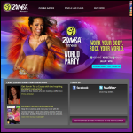Screen shot of the Fitness 2 U Ltd website.