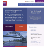 Screen shot of the Skg Business Services Ltd website.