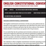 Screen shot of the English Constitutional Convention website.