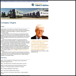 Screen shot of the Spd Logistics & Warehousing Ltd website.