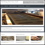 Screen shot of the Belting Service Ltd website.
