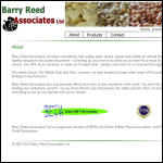 Screen shot of the Barry Reed Associates Ltd website.
