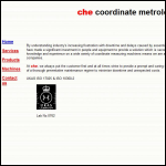 Screen shot of the CHE Coordinate Metrology website.