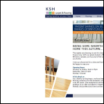 Screen shot of the KSH Carpet & Flooring website.