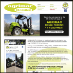 Screen shot of the Agrimac (UK) Ltd website.