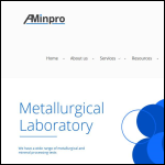 Screen shot of the International Metallurgical Resources Ltd website.