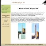 Screen shot of the Fluesafe Designs Ltd website.
