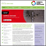 Screen shot of the Heat Transfer Systems Ltd website.