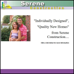Screen shot of the Serene Construction Ltd website.