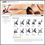 Screen shot of the J K Fitness Ltd website.