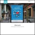 Screen shot of the Sbw Advertising Ltd website.