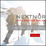 Screen shot of the Nextnorth Ltd website.