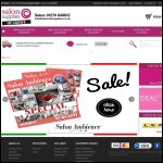 Screen shot of the Salon Supplies of Crewe Ltd website.