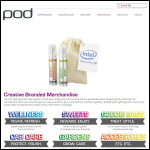 Screen shot of the Pod Packaging Ltd website.