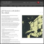 Screen shot of the Jonkers Ltd website.