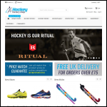 Screen shot of the Hockey Factory Shop Ltd website.