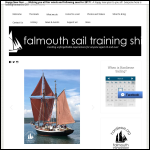 Screen shot of the The Falmouth Sail Training Ship website.