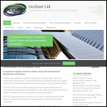 Screen shot of the Occhnet Ltd website.