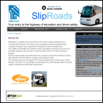 Screen shot of the Sliproads Ltd website.