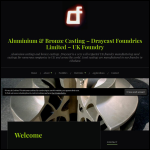 Screen shot of the Draycast Foundries Ltd website.