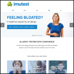 Screen shot of the Imutest Ltd website.