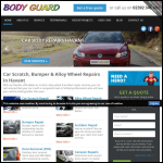 Screen shot of the South Coast Body Repairs Ltd website.
