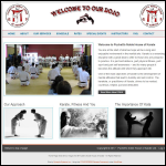 Screen shot of the Karateka Martial Arts Ltd website.