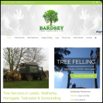 Screen shot of the The Tree People (Harrogate) Ltd website.