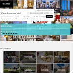 Screen shot of the Hotelrez Ltd website.