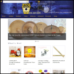 Screen shot of the Adc Drums & Percussion Ltd website.