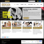 Screen shot of the Jivamukti Yoga London Ltd website.