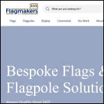 Screen shot of the Flagmakers website.