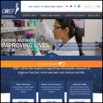 Screen shot of the The Orthopaedic Research & Education Foundation website.