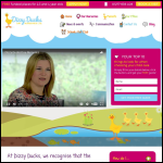Screen shot of the Dizzy Ducks Day Nurseries Ltd website.