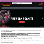 Screen shot of the Starburst Pyrotechnics Ltd website.