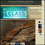 Screen shot of the West Street Christian Fellowship website.