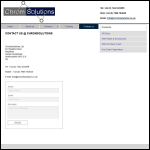 Screen shot of the Chrom Solutions Ltd website.