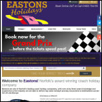 Screen shot of the Eastons Group Ltd website.