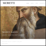 Screen shot of the Moretti Fine Art Ltd website.