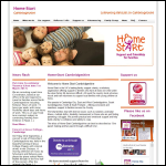 Screen shot of the Home-start Cambridgeshire website.