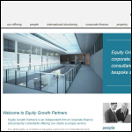 Screen shot of the Growth Partners Ltd website.