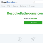 Screen shot of the Bespoke Bathrooms (South West) Ltd website.