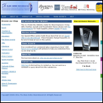 Screen shot of the The Glass Scribe International Ltd website.