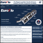 Screen shot of the Euroflo Group Ltd website.