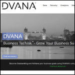 Screen shot of the Dvana Ltd website.