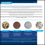 Screen shot of the Dupré Minerals Ltd website.